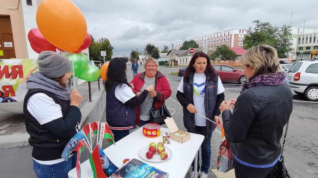 Профактивисты Добрушской ЦРБ приурочили акцию здоровья ко Дню народного единства
